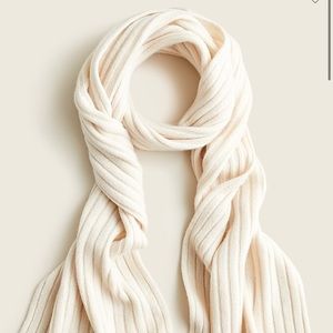 J. Crew Ribbed Cashmere Scarf